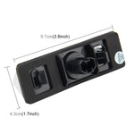 2 luci targa con 18 lampade SMD-3528 per Toyota, 2W 120LM, 6000K, DC12V (luce bianca), For Toyota2