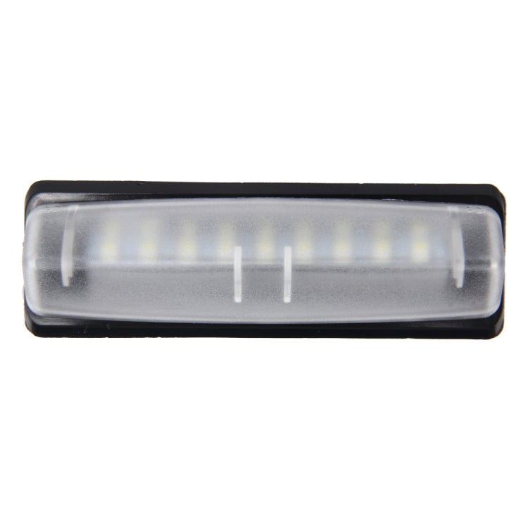 2 luci targa con 18 lampade SMD-3528 per Toyota, 2W 120LM, 6000K, DC12V (luce bianca), For Toyota2