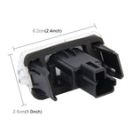 2 luci targa con 18 lampade SMD-3528 per Toyota, 2W 120LM, 6000K, DC12V (luce bianca), For Toyota1