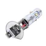 Fendinebbia per auto H1 25W 600 LM 5500K con 5 lampade LED CREE, DC 12V, H1