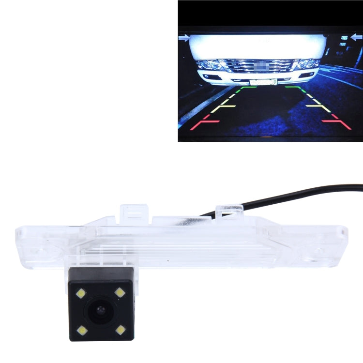 656x492 Pixel effettivi NTSC 60HZ CMOS II Telecamera posteriore per auto impermeabile con 4 lampade a LED per Renault Koleos versione 2008-2015, For Renault Koleos 2008-2015 Version