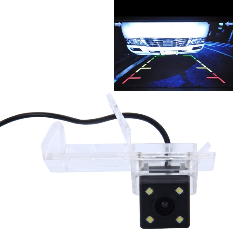 656x492 Pixel effettivi NTSC 60HZ CMOS II Telecamera di retromarcia per auto impermeabile con 4 lampade a LED per Megane versione 2011, For Megane 2011 Version