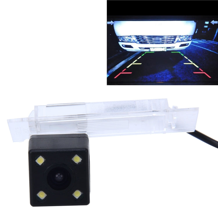 656x492 Pixel Effettivi NTSC 60HZ CMOS II Telecamera di backup per auto impermeabile con 4 lampade a LED per Renault Kadjar Versione 2016, For Renault Kadjar 2016 Version
