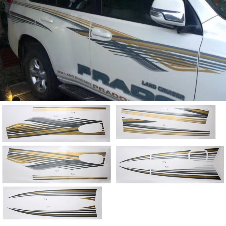 Adesivo decorativo brillante per Toyota Prado 2010