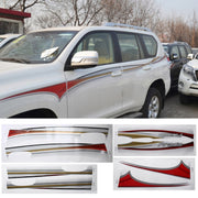 4 pezzi di striscia decorativa per carrozzeria SUV, marca per auto, ottimizza l'adesivo brillante per Toyota Prado versione 2015, For 2015 Version Prado