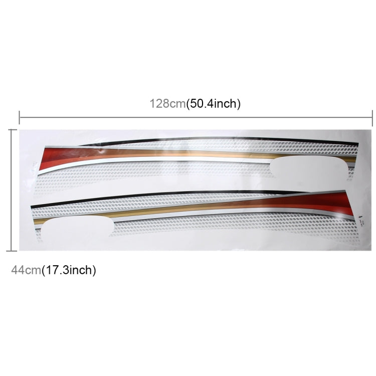 4 pezzi di striscia decorativa per carrozzeria SUV, marca per auto, ottimizza l'adesivo brillante per Toyota Prado versione 2015, For 2015 Version Prado