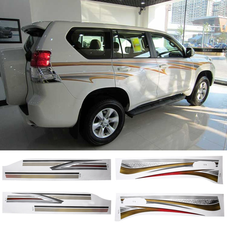 Adesivo decorativo brillante per Toyota Prado 2016