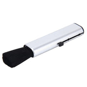 Spazzola per pulizia in nylon scalabile portatile per auto con manico in ABS, 1PCS+Silver, 1PCS+Black