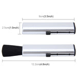 Spazzola per pulizia in nylon scalabile portatile per auto con manico in ABS, 1PCS+Silver, 1PCS+Black
