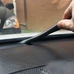 Striscia decorativa in gomma cromata per scrivania strumento auto da 1,5 m, 1.5m