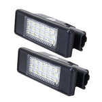 2 luci targa con 24 lampade SMD-3528 per Peugeot Citroen (luce bianca), For Peugeot Citroen