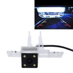 656×492 Pixel effettivi NTSC 60HZ CMOS II Telecamera di retromarcia per auto impermeabile con 4 lampade a LED per Volkswagen Touareg versione 2008-2010, For Volkswagen Touareg 2008-2010 Version