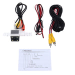656×492 Pixel effettivi NTSC 60HZ CMOS II Telecamera di retromarcia per auto impermeabile con 4 lampade a LED per Volkswagen Touareg versione 2008-2010, For Volkswagen Touareg 2008-2010 Version