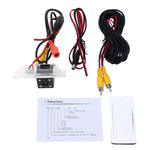 Telecamera di retromarcia per auto impermeabile con pixel effettivi 656×492 NTSC 60HZ CMOS II con 4 lampade a LED per BMW Serie 3/Serie 5/X5/X6/X1/1 Serie Berlina Versione 2008-2010, For BMW 3 Series 2008-2010 Version