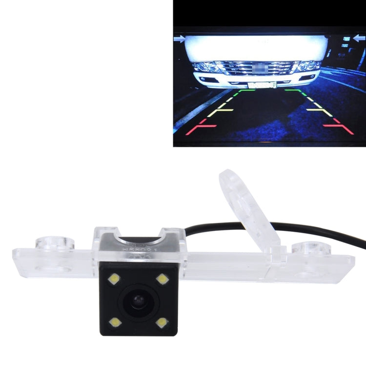 656×492 Pixel effettivi NTSC 60HZ CMOS II Telecamera di retromarcia per auto impermeabile con 4 lampade a LED per Chevrolet Epica versione 2008-2013 / Cruze versione 2008-2014 / Captiva versione 2012-2014, For Chevrolet Epica 2008-2013 Version