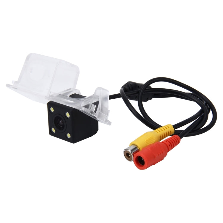656×492 Pixel effettivi NTSC 60HZ CMOS II Telecamera di retromarcia per auto impermeabile con 4 lampade a LED per Volkswagen Golf6 versione 2010-2012, For Volkswagen Golf6 2010-2012 Version