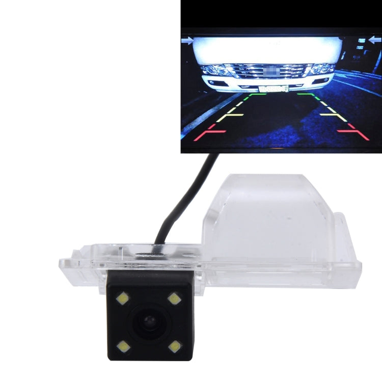 656x492 Pixel effettivi NTSC 60HZ CMOS II Telecamera di retromarcia per auto impermeabile con 4 lampade a LED per Chevrolet Cruze versione 2013, For Chevrolet Cruze 2013 Version