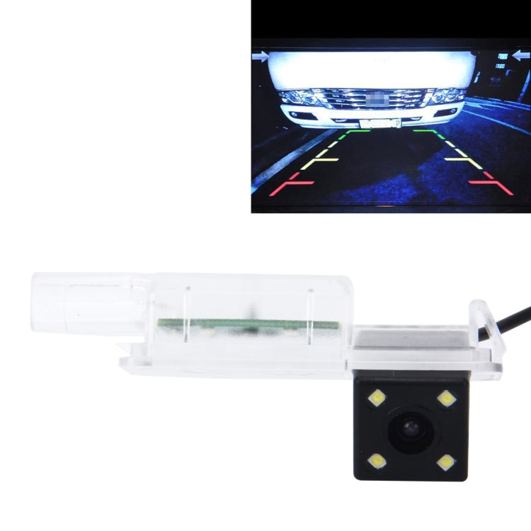 656x492 Pixel effettivi NTSC 60HZ CMOS II Telecamera di retromarcia per auto impermeabile con 4 lampade a LED per Volkswagen Golf7 versione 2014-2016, For Volkswagen Golf7 2014-2016 Version