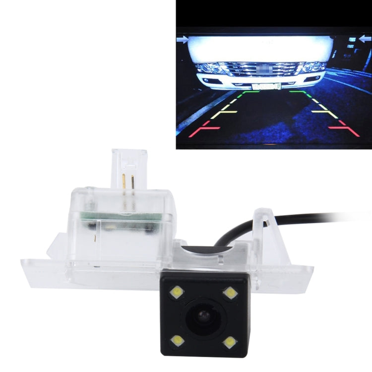 656x492 Pixel effettivi NTSC 60HZ CMOS II Telecamera di retromarcia per auto impermeabile con 4 lampade a LED per Volkswagen 2015/2016 Versione Touareg 2015/2016 Versione Sharan, For Volkswagen Touareg 2015/2016 Version