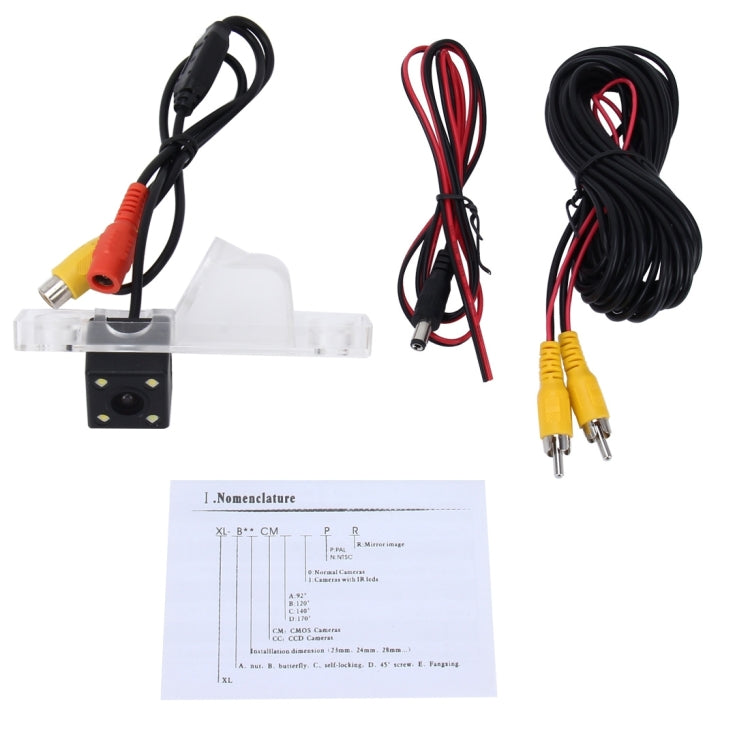 656x492 Pixel effettivi NTSC 60HZ CMOS II Telecamera posteriore per auto impermeabile con 4 lampade a LED per Chevrolet Epica Overseas Edition, For Chevrolet Epica Overseas Edition