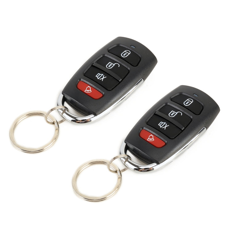 Sistema di allarme di sicurezza per auto con due telecomandi, DC 12V, Car Safety Warning Alarm 1