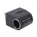 Convertitore di alimentazione per veicoli da 6 W da 220 V CA/CC a 12 V CC con presa accendisigari per auto Convertitore adattatore Amplificatore per veicoli Uscita di potenza: CC 12 V 500 mA (spina americana), 12V 500mA(US Plug)