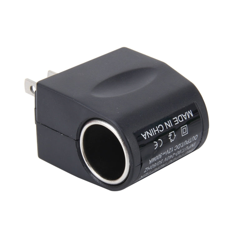 Convertitore di alimentazione per veicoli da 6 W da 220 V CA/CC a 12 V CC con presa accendisigari per auto Convertitore adattatore Amplificatore per veicoli Uscita di potenza: CC 12 V 500 mA (spina americana), 12V 500mA(US Plug)