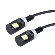 2 luci targa auto 2W 100 LM 6500K con 2 lampade SMD-5630, DC 12V, 2W 100 LM 6500K