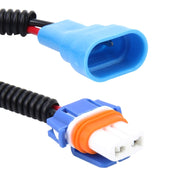 2 cavi di conversione da maschio a femmina per fari allo xeno HID per auto 9005 con presa adattatore in ceramica, 9005