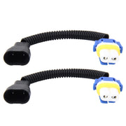 Cavo di conversione da maschio a femmina per fari allo xeno HID per auto 2 pezzi 9006 con presa adattatore in ceramica, 9006
