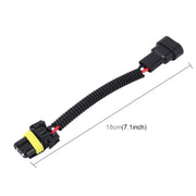 2 cavi di conversione da maschio a femmina per fari allo xeno HID per auto 9005/9006, 9005/9006