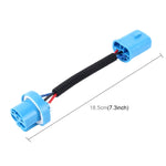 2 cavi di conversione da maschio a femmina per fari allo xeno HID per auto 9004/9007, H13