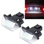 Luce targa da 2 pezzi con 24 lampade SMD-3528 per Peugeot Citroen, For Peugeot