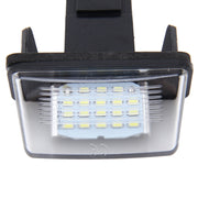 Luce targa da 2 pezzi con 24 lampade SMD-3528 per Peugeot Citroen, For Peugeot