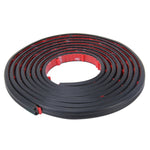 Guarnizione per finestra, guarnizione per porta, striscia decorativa in gomma cromata, a forma di B, da 4 m, 4m B Shape