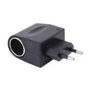 Convertitore di alimentazione per veicoli da 6 W da 220 V CA/CC a 12 V CC con presa accendisigari per auto Convertitore adattatore Amplificatore per veicoli Uscita di potenza: CC 12 V 500 mA (spina UE), 12V 500mA(EU Plug)