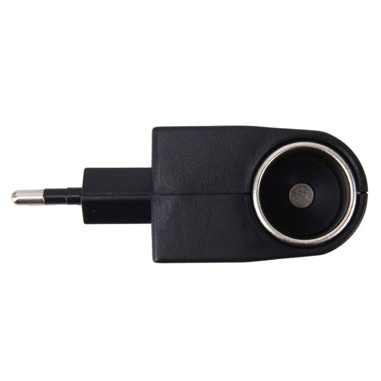 Convertitore di alimentazione per veicoli da 6 W da 220 V CA/CC a 12 V CC con presa accendisigari per auto Convertitore adattatore Amplificatore per veicoli Uscita di potenza: CC 12 V 500 mA (spina UE), 12V 500mA(EU Plug)