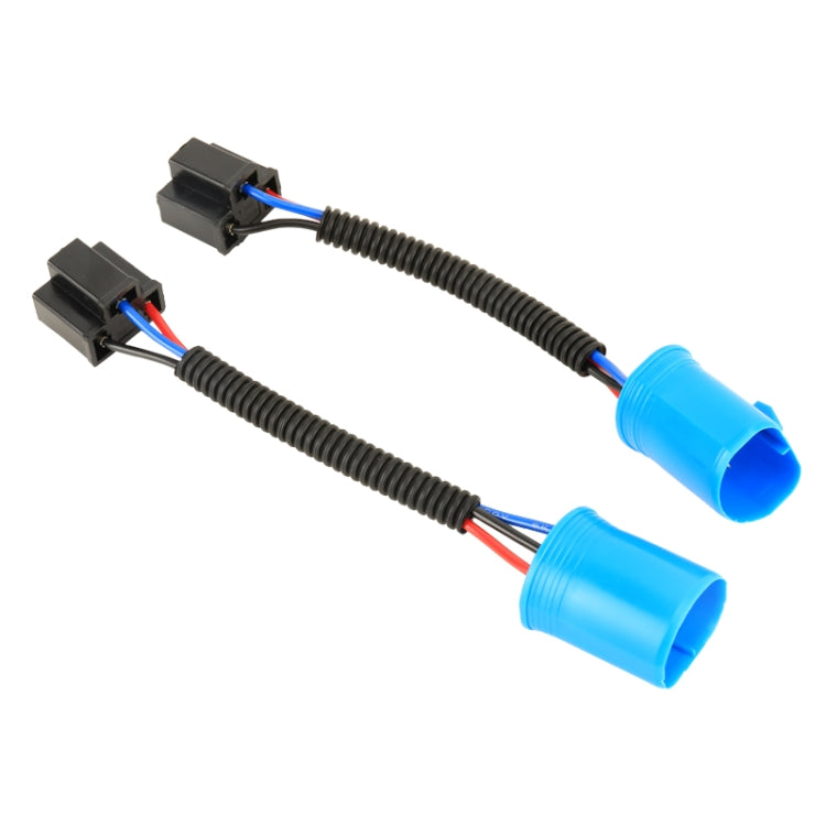 1 paio 9007 maschio a femmina H4 portalampada base maschio con filo, 9007 Male to H4 Female