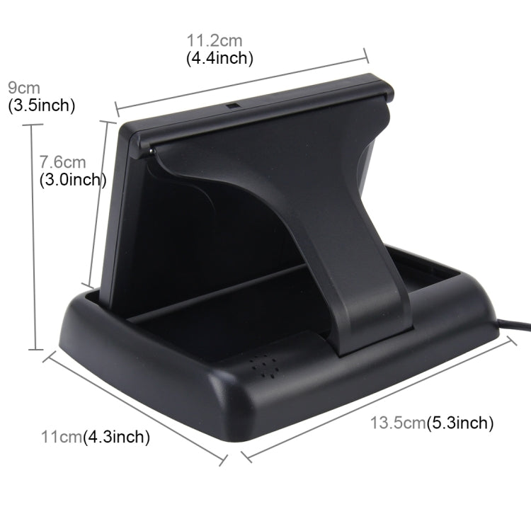 Monitor ad alta definizione per auto LCD TFT digitale pieghevole da 4,3 pollici, supporta la funzione di schermo automatico inverso, Foldable 4.3 inch