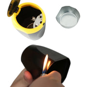 Posacenere portatile universale in ABS per auto verde