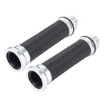 2 manopole per manubrio sinistro in metallo con trama a rete per motociclette con copertura in gomma per Yamaha, Left Yamaha