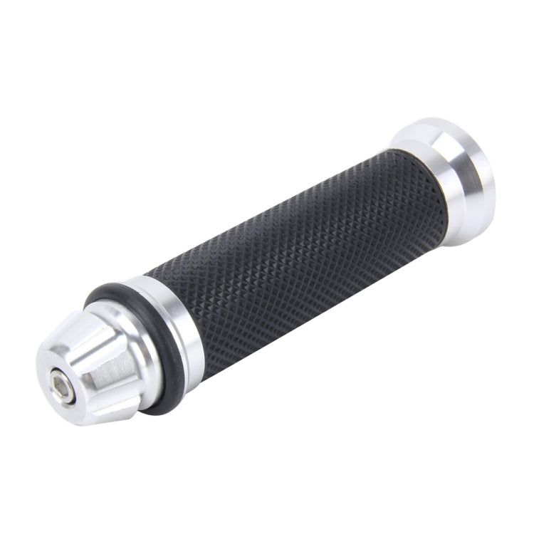 2 manopole per manubrio sinistro in metallo con trama a rete per motociclette con copertura in gomma per Yamaha, Left Yamaha