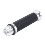 2 manopole per manubrio sinistro in metallo con trama a rete per motociclette con copertura in gomma per Yamaha, Left Yamaha