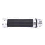 2 manopole per manubrio sinistro in metallo con trama a rete per motociclette con copertura in gomma per Yamaha, Left Yamaha