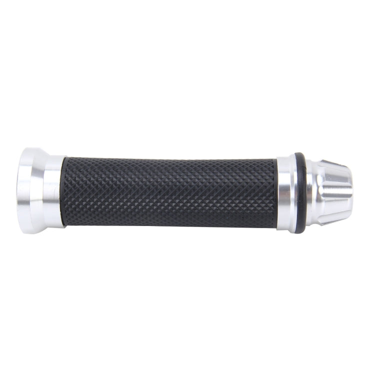 2 manopole per manubrio sinistro in metallo con trama a rete per motociclette con copertura in gomma per Yamaha, Left Yamaha
