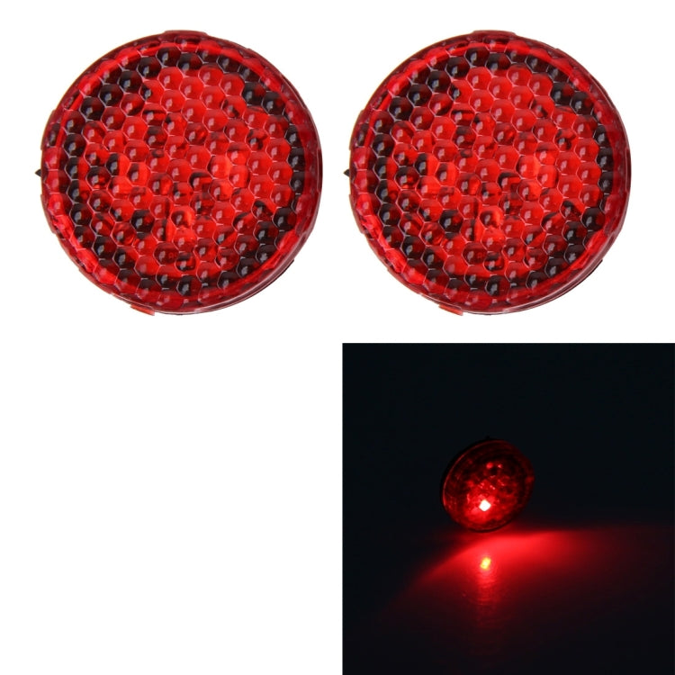Luce stroboscopica di avvertimento anticollisione per portiera auto da 2 pezzi (luce rossa), Red Light, Blue Light, Colorful Light, Yellow Light