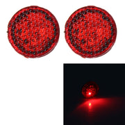 Luce stroboscopica di avvertimento anticollisione per portiera auto da 2 pezzi (luce rossa), Red Light, Blue Light, Colorful Light, Yellow Light