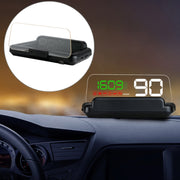 Display multifunzione auto con pannello riflettente e allarmi
