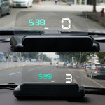 Display multifunzione auto con pannello riflettente e allarmi