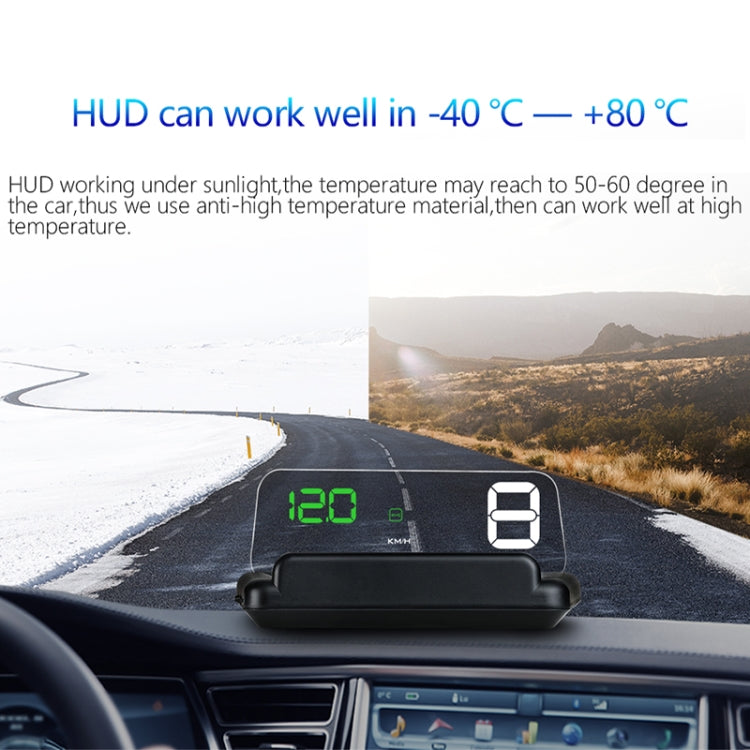 Display multifunzione auto con pannello riflettente e allarmi